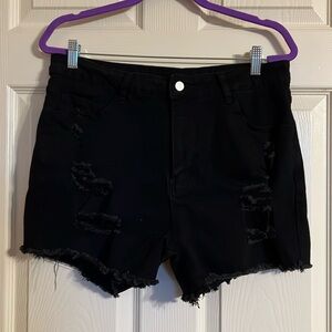 SHEIN Curve Denim Shorts 2XL